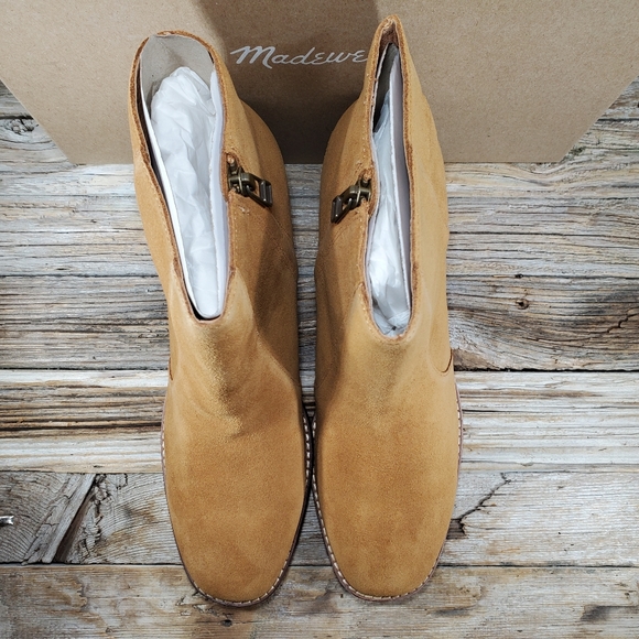 Madewell Bryce Calf Suede Equestrian Ankle Chelsea - Picture 6 of 8